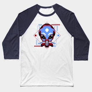 alien mask retro Baseball T-Shirt